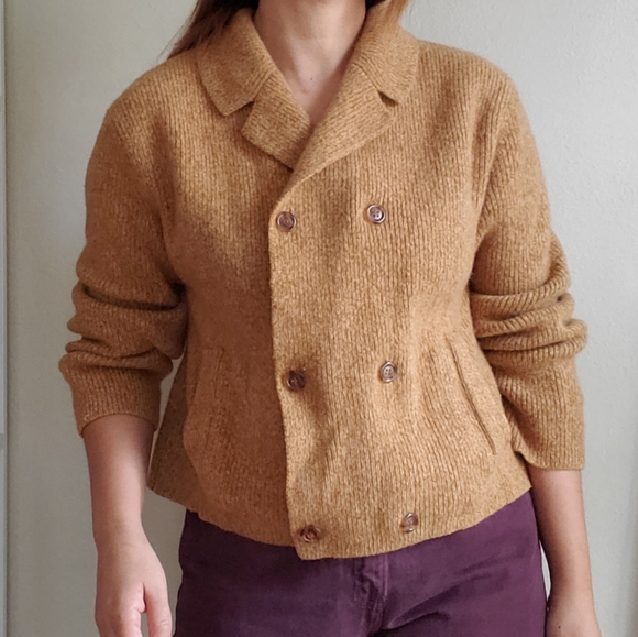 Vintage Wool Sweater Cardigan - Picture 4 of 10